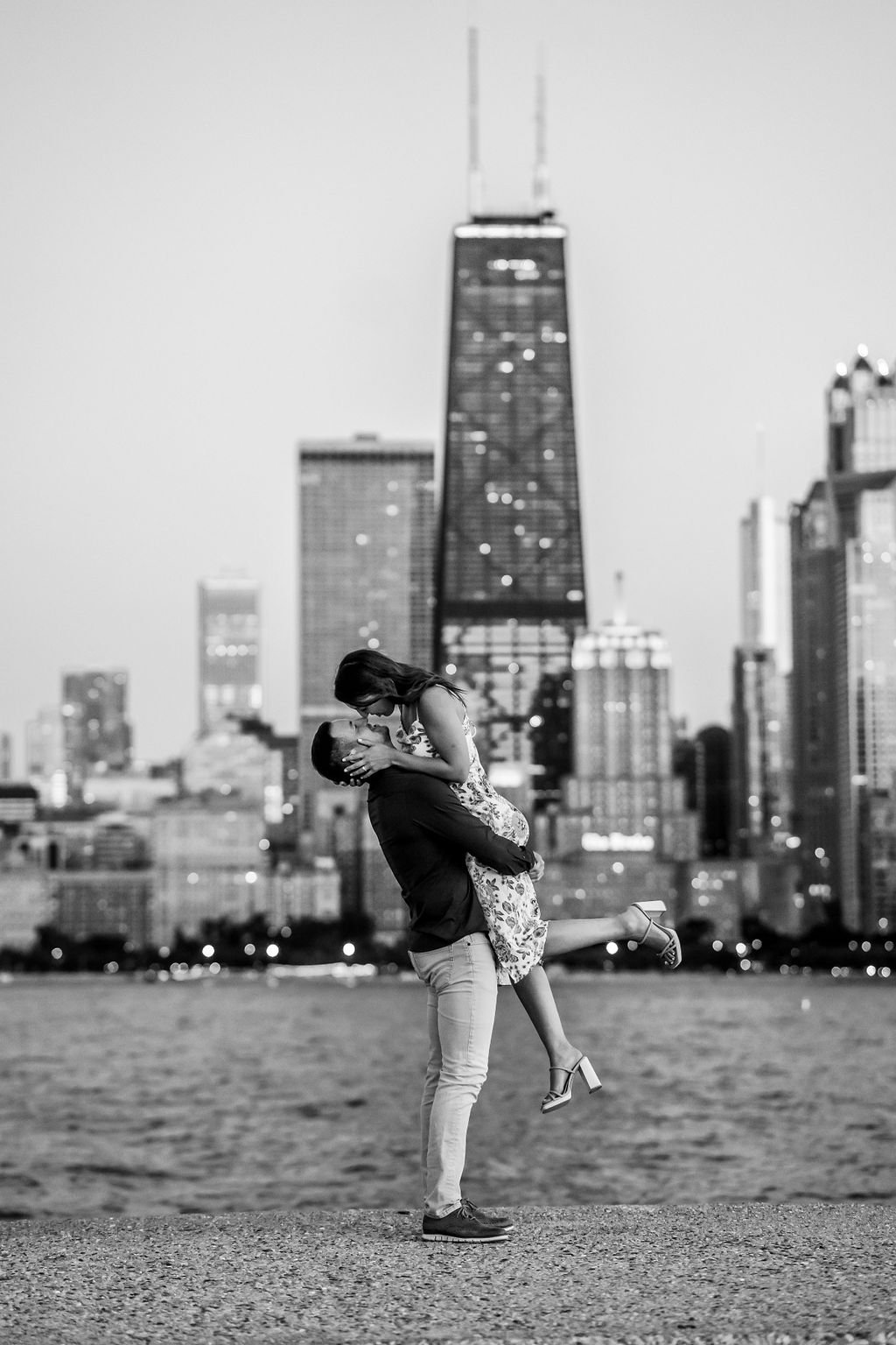 Chicago Skyline Engagement Session