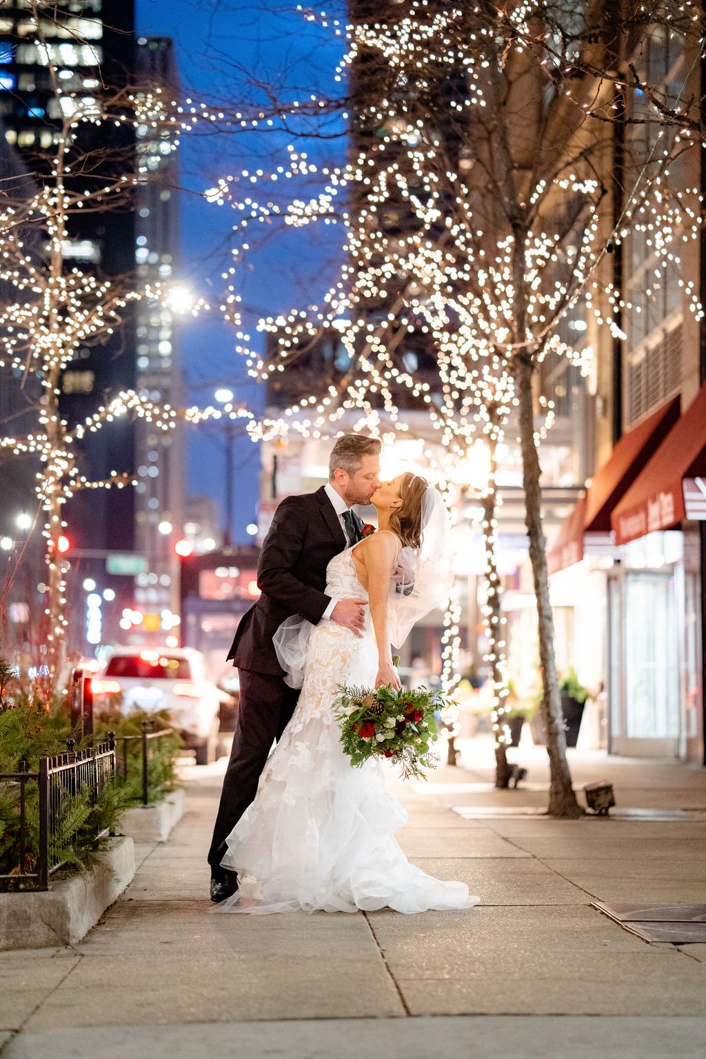 Kady + Pat - Magical Downtown Chicago Christmas Wedding
