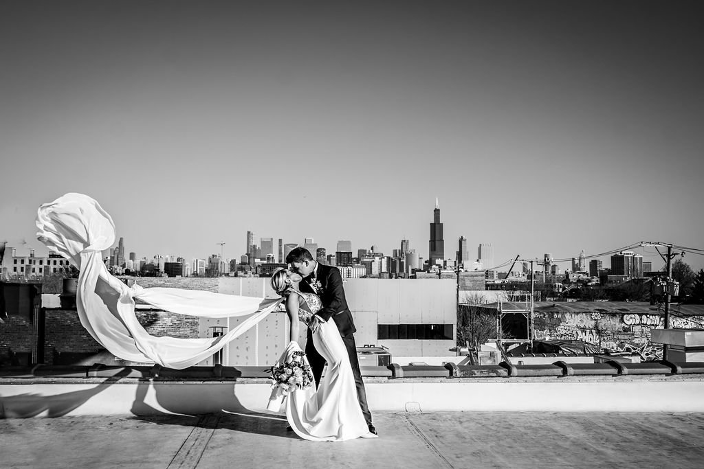 Chic Modern Walden Chicago Wedding